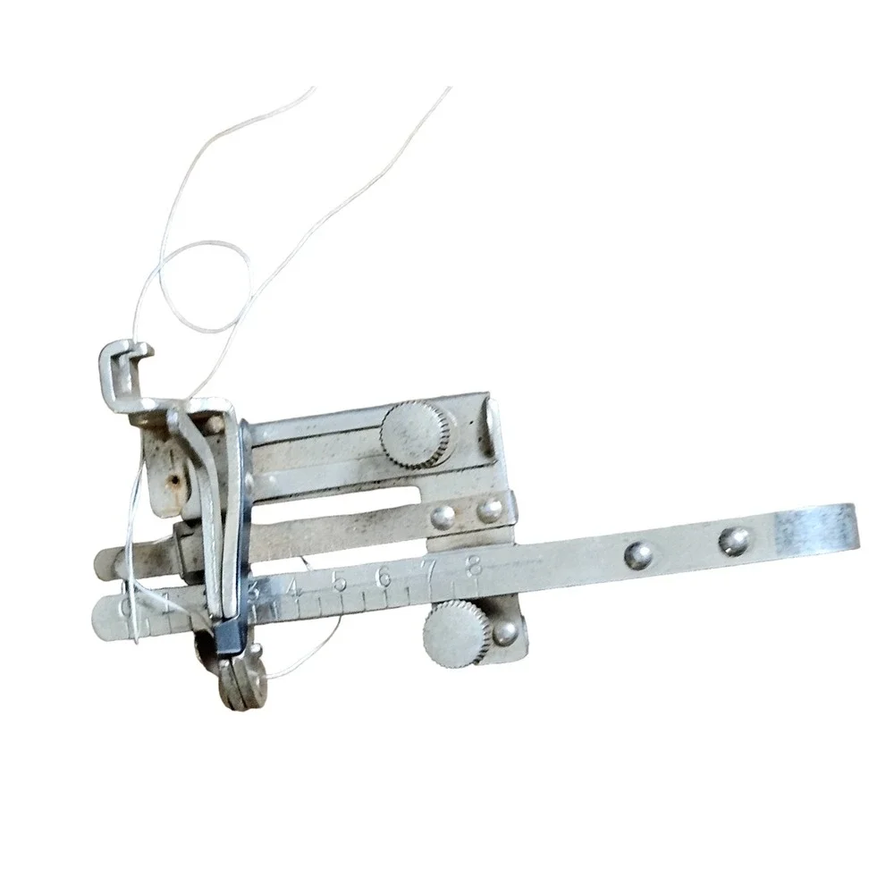 VTG‎ Lot Singer & Greist Ruffler Foot Sewing Machine Attachment in Brother Tin
